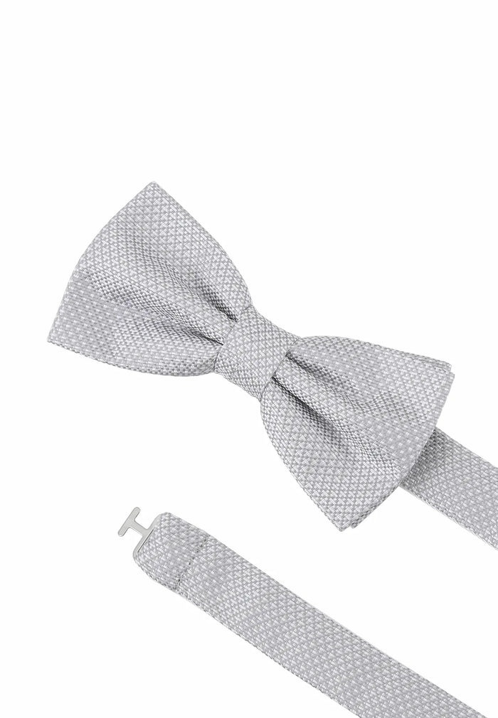 Ensemble cravate papillon et pochette – Microstructure