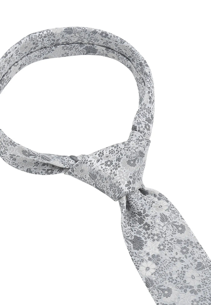 Cravate de mariage et pochette en soie pour homme – Floral