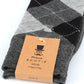 (Anthrazit) Herren Socken Argyle-Muster mit Prince Bowtie Etikett – Verpackung