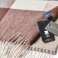 (Ziegel) Kaschmirschal 100% Cashmere – Detailansicht Prince Bowtie Label