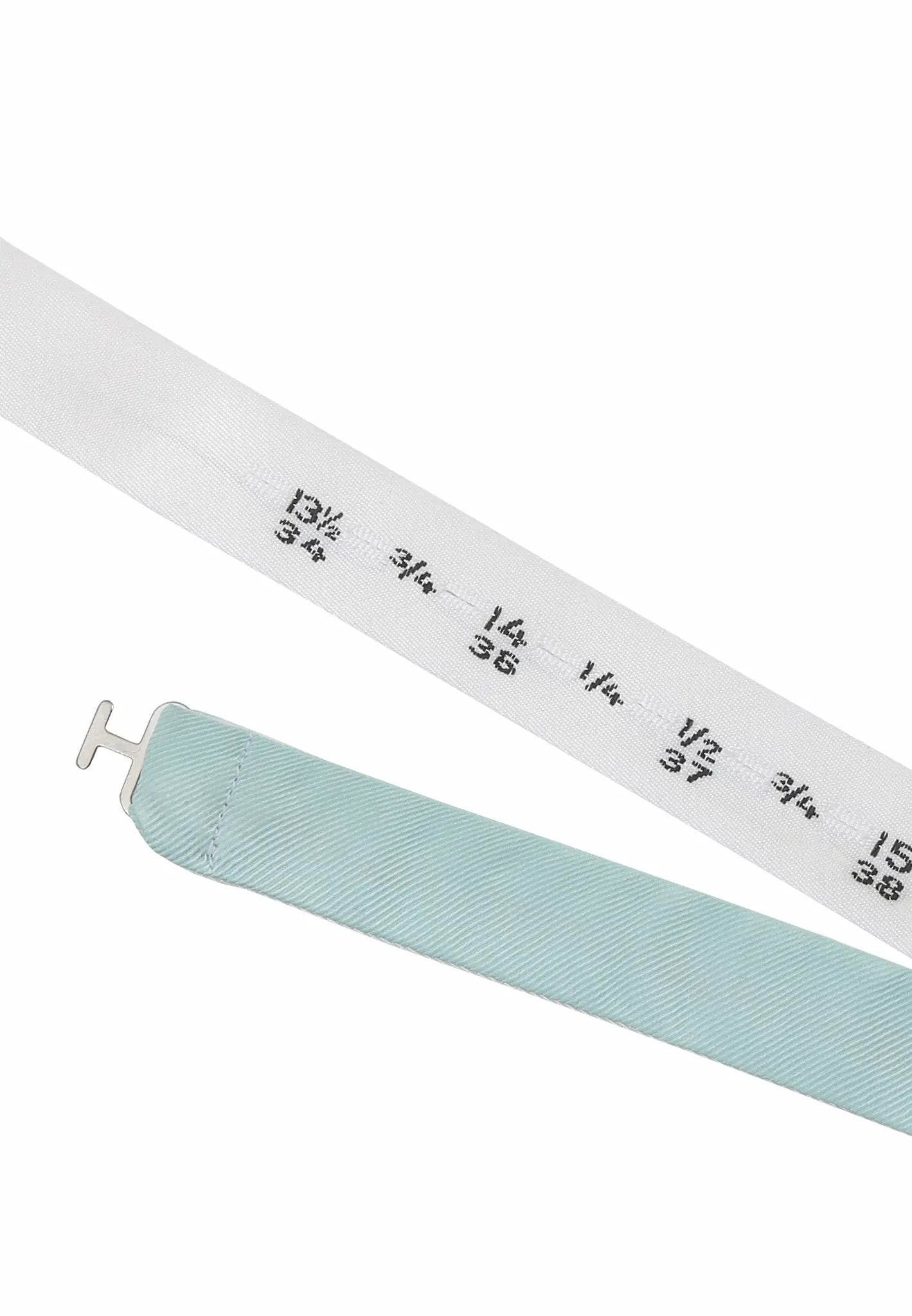 (Mint) Verstellbares Fliegenband Mint mit Hakenverschluss und Größenmarkierung