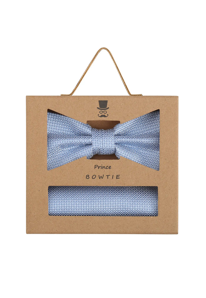 Ensemble cravate et pochette pour homme en soie – Micro-motifs