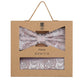 (Altrosa) Fliege Einstecktuch Set Herren Paisley Seide – Geschenkverpackung Prince Bowtie