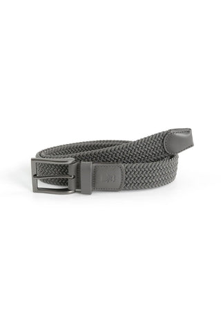 Ceinture tressée élastique pour homme - Unie