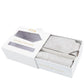 (Beige) Krawatte Einstecktuch Set Sterlington – Geschenkbox schräg geöffnet