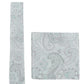 (Grün) Krawatte und Einstecktuch Set Hochzeit Paisley – Krawatte und Tuch ausgelegt