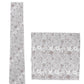 (Taupe) Krawatte und Einstecktuch Set Hochzeit Floral – Krawatte und Tuch ausgelegt