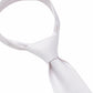 (Weiß) herren seidenkrawatte picote detailansicht eleganter look