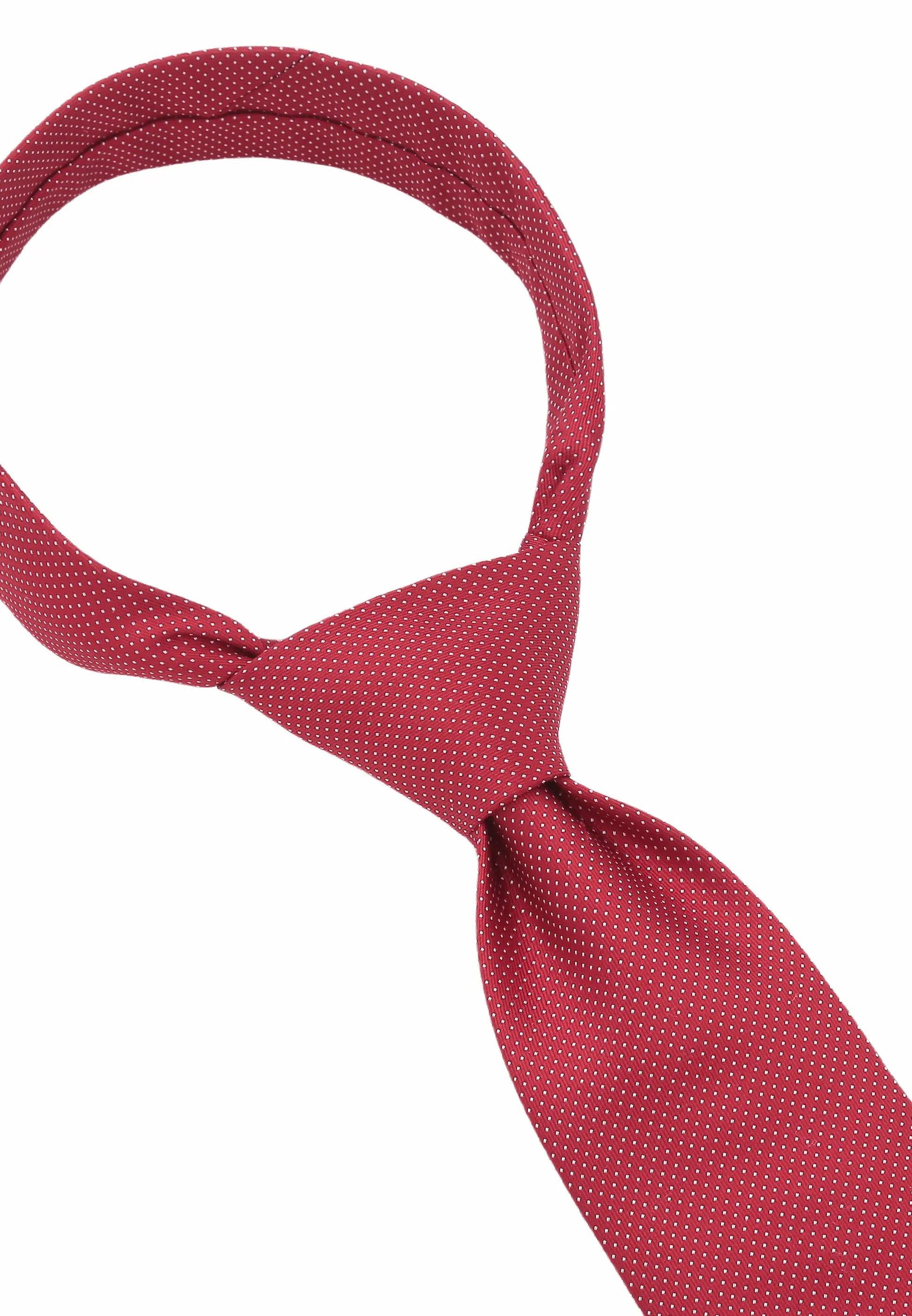 (Hellrot) herren seidenkrawatte picote detailansicht eleganter look