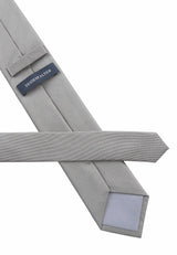 (Hellbeige) seidenkrawatte herren picote verarbeitung label naht detail