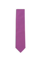 (Lila) krawatte herren 100 prozent seide picote 7 cm gerollt