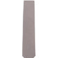 (Beige) Uni Krawatte 7cm–7.5cm flach Frontansicht