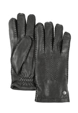 (Schwarz) Lederhandschuhe Herren – Produktansicht