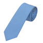 (Blau) Picoté Krawatte Herren 100% Seide 6cm gerollt