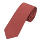 (Terra) Uni Seidenkrawatte Herren 6cm schmal aufgerollt