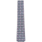 (Dunkelblau) Krawatte Medaillon-Muster Baumwolle 6 cm – Gesamtansicht