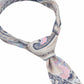 (Dunkelblau) Krawatte Herren Paisley-Muster – Knotenansicht