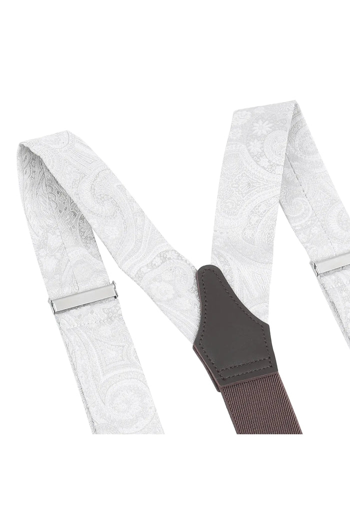 Bretelles Homme Mariage avec Nœud Papillon & Pochette – Paisley
