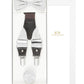 (Champagner) Hosenträger Set Hochzeit Paisley mit Fliege und Einstecktuch – Sterlington Geschenkbox