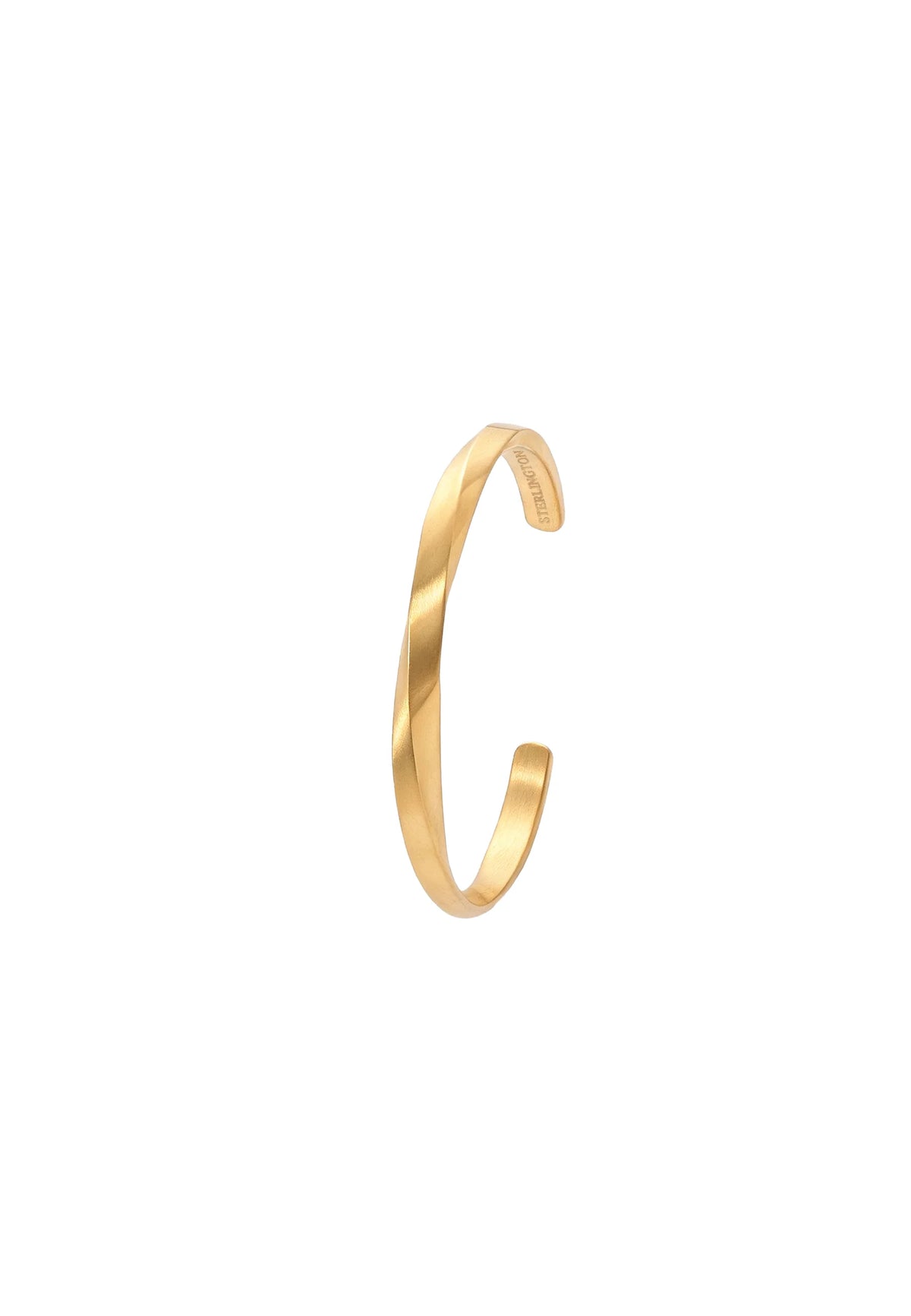 (Gold) Armband aus Edelstahl – Alba – Frontalansicht