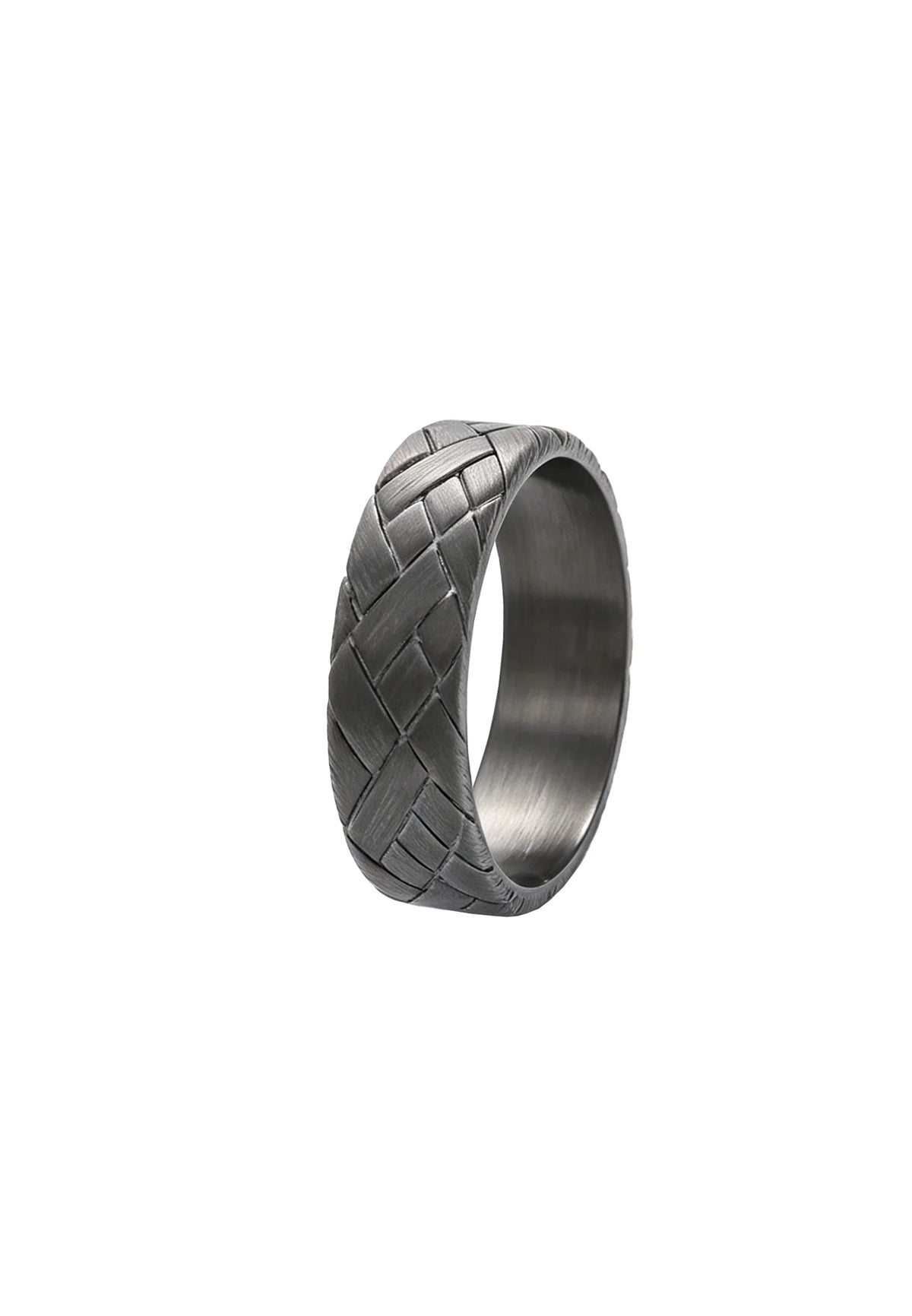 Ring aus Edelstahl – Elio – Gun Metal