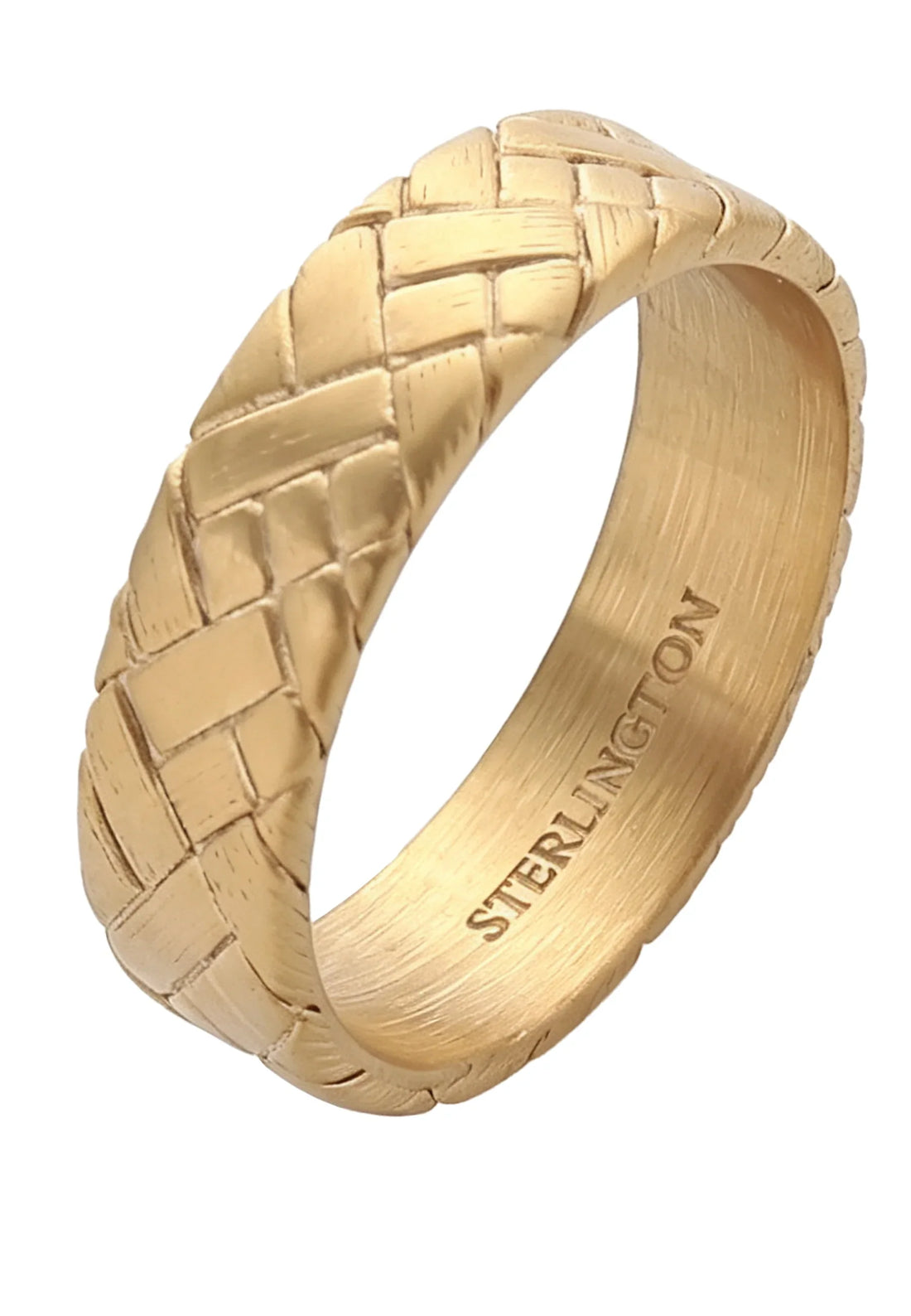 (Gold) Ring aus Edelstahl – Rigel – Detailansicht