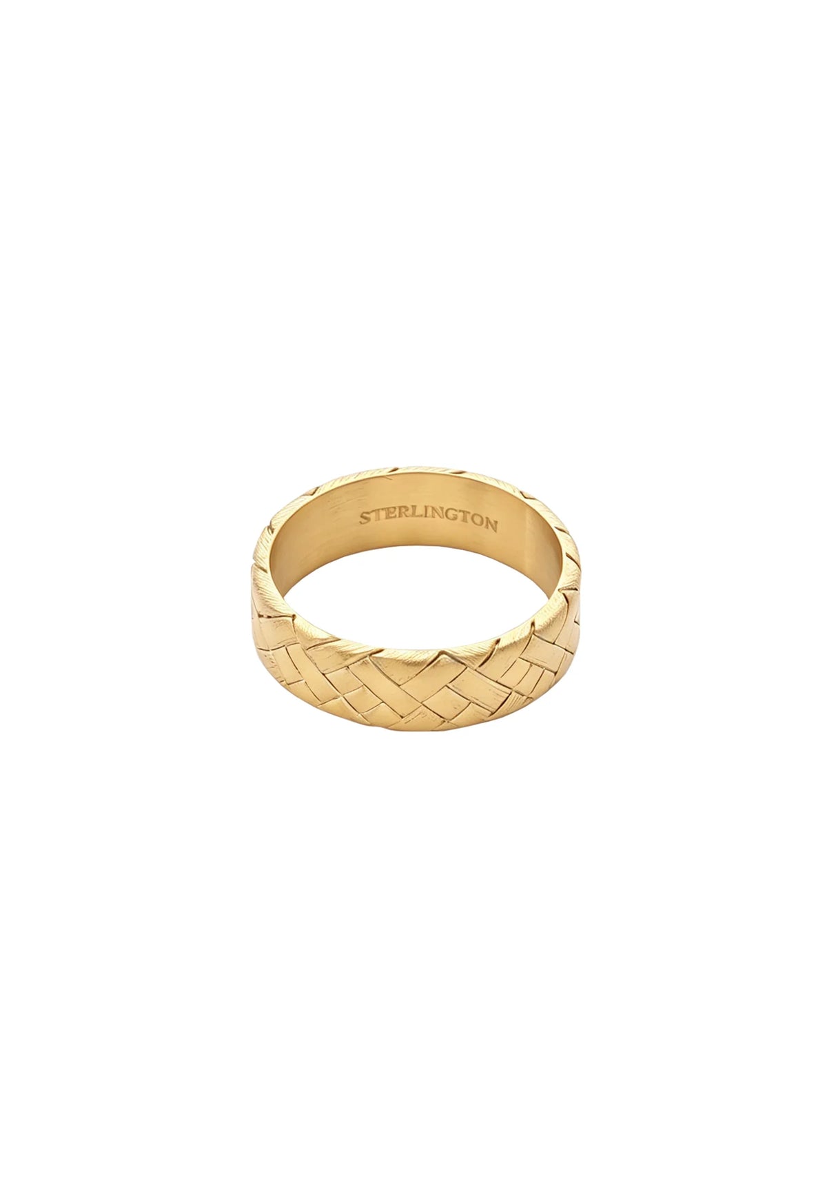 (Gold) Ring aus Edelstahl – Rigel – weitere Detailansicht