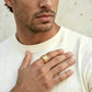 Ring aus Edelstahl – Elio – Gold