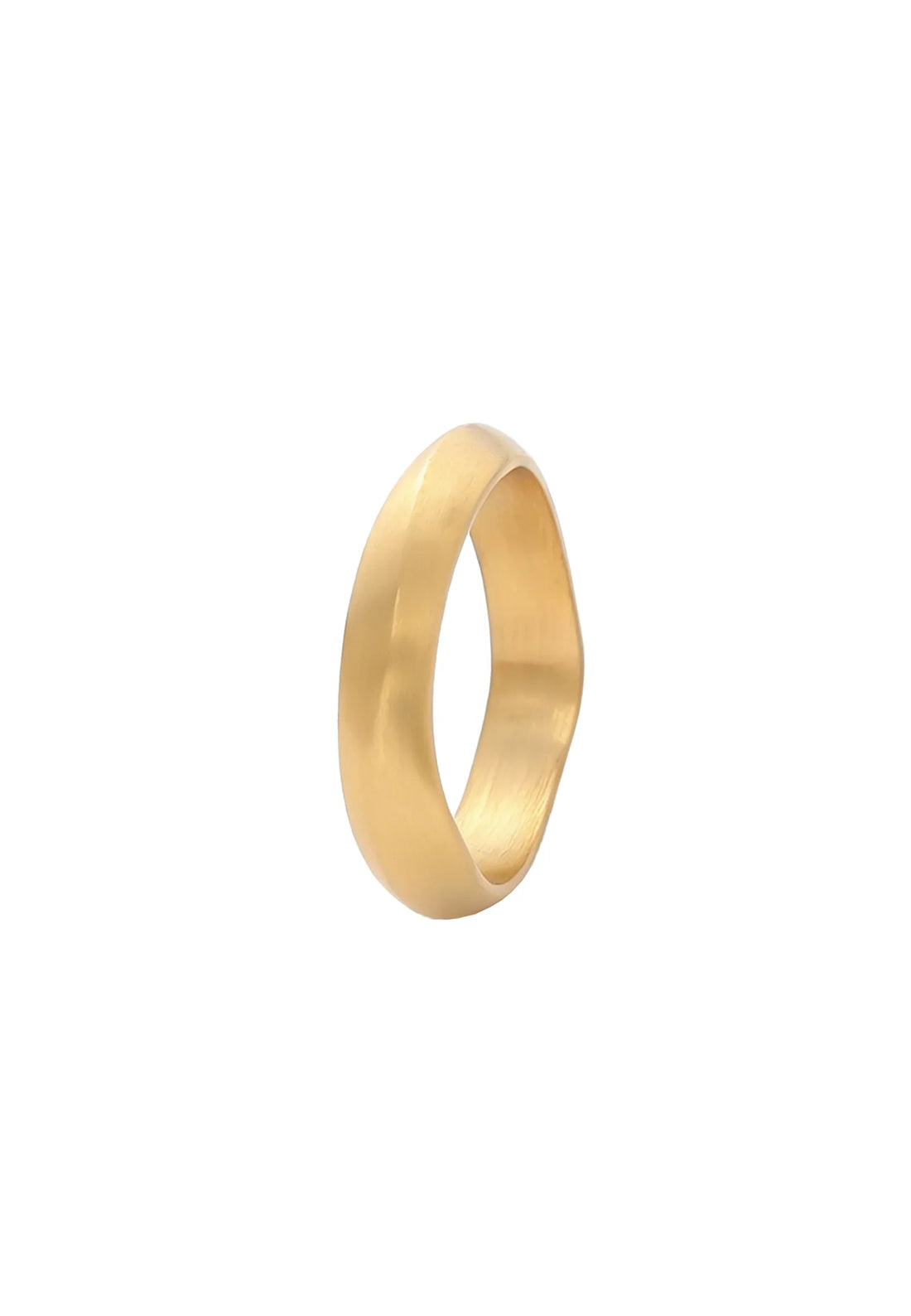 (Gold) Ring aus Edelstahl – Regent – Frontalansicht