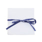 (Weiß) weisses einstecktuch herren baumwolle 28x28 cm uni mit geschenkband verpackt