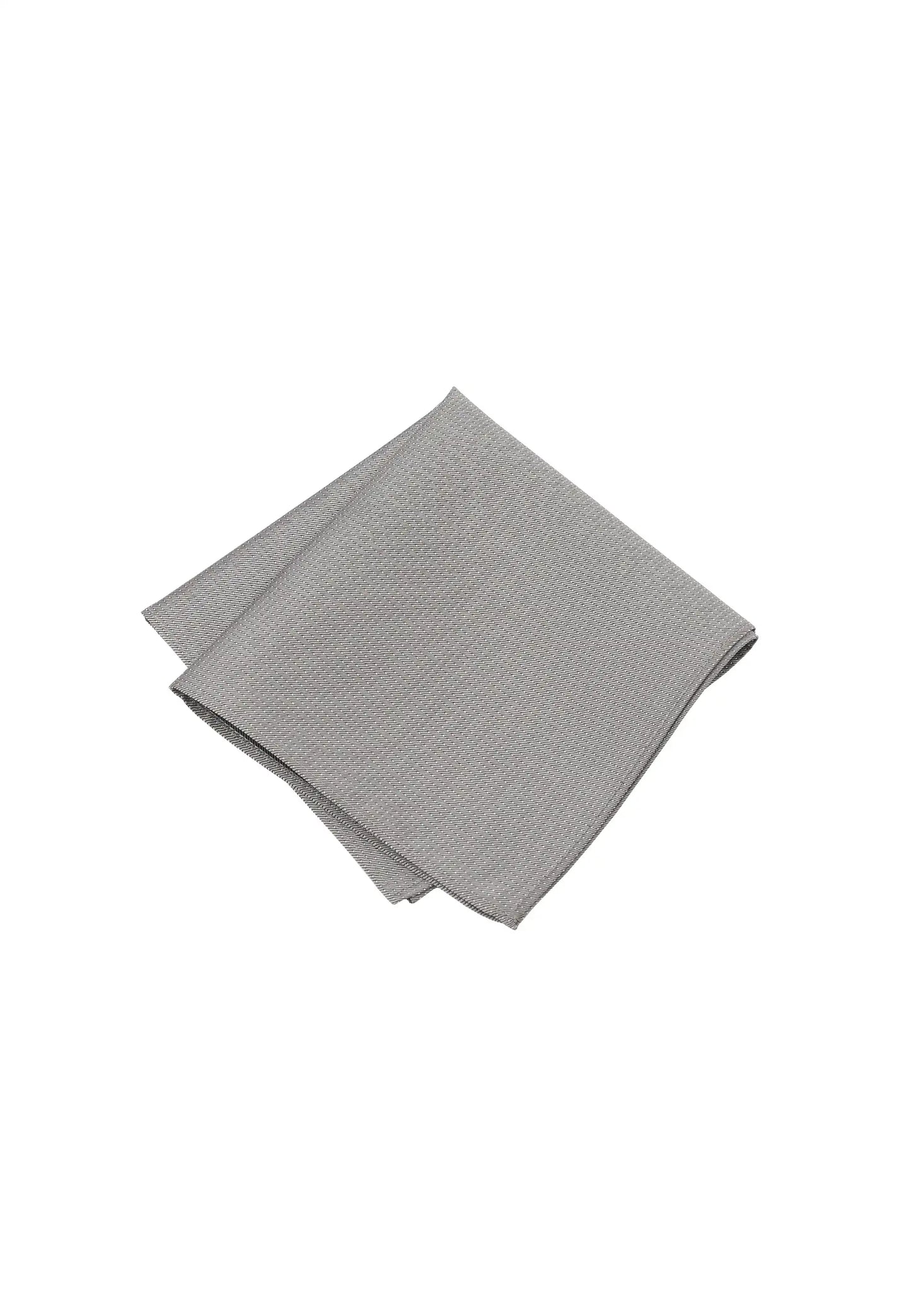 (Hellbeige) Einstecktuch Herren aus 100% Seide Picoté 28x28cm gefaltet