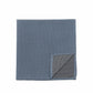 (Oceanblau) Einstecktuch Herren aus 100% Seide Picoté 28x28cm Detailansicht
