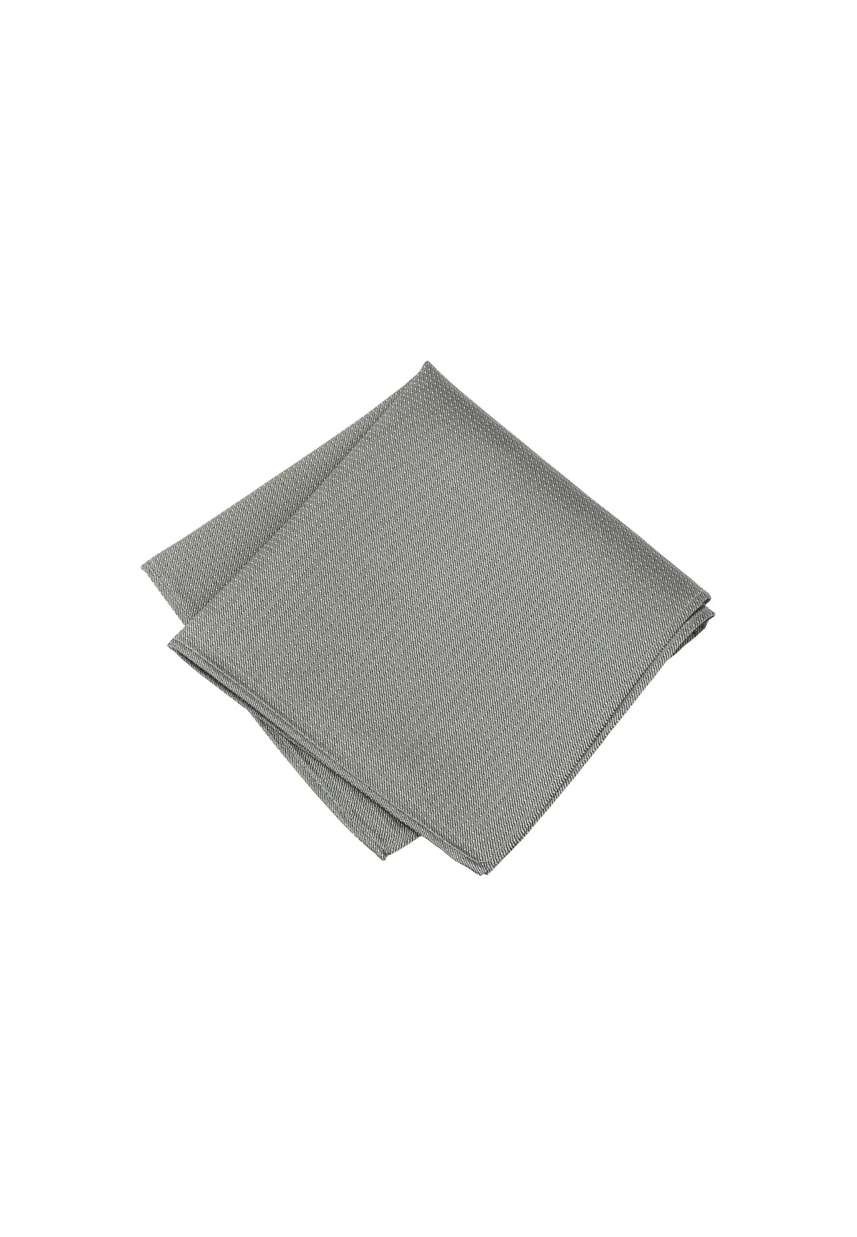 (Mint) Einstecktuch Herren aus 100% Seide Picoté 28x28cm gefaltet