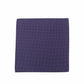 (Dunkellila) Einstecktuch Herren aus 100% Seide Picoté 28x28cm flach