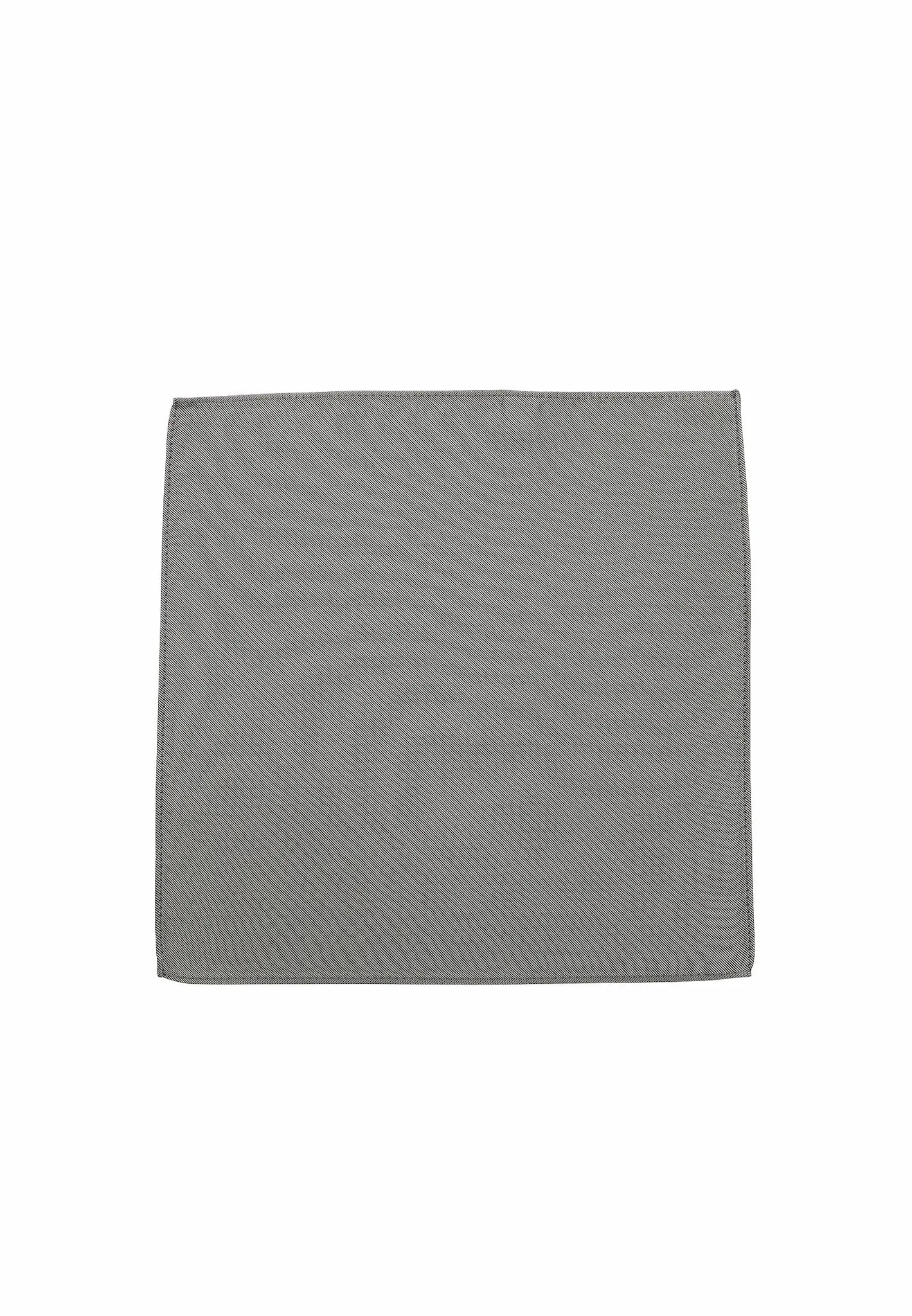 (Hellbeige) Uni Einstecktuch aus Seide 28x28cm
