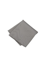 (Hellbeige) Uni Einstecktuch aus Seide gefaltet 28x28cm