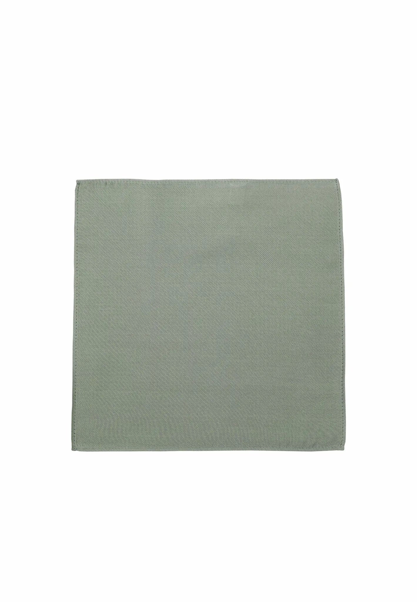 (Mint) Uni Einstecktuch aus Seide 28x28cm