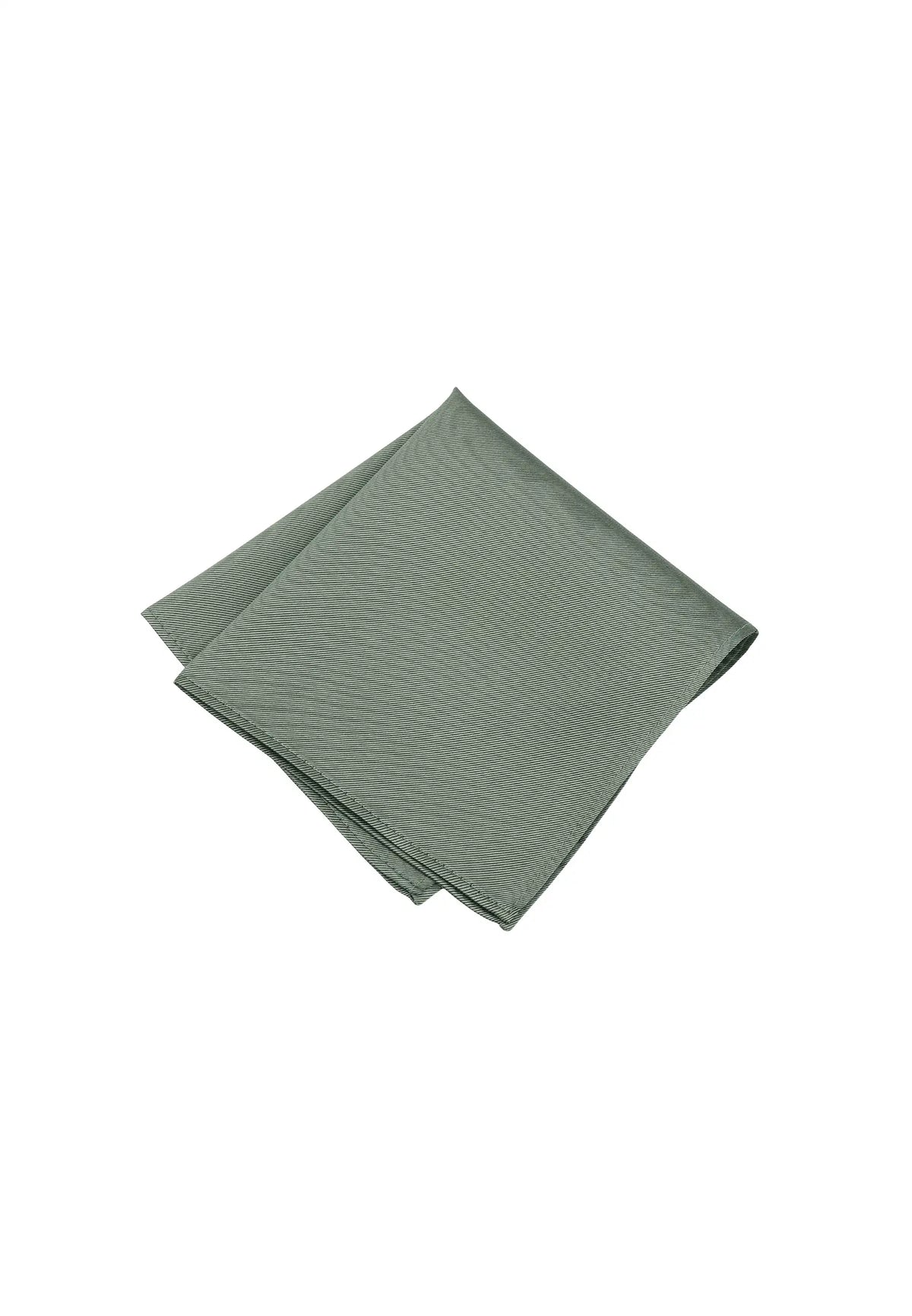 (Mint) Uni Einstecktuch aus Seide gefaltet 28x28cm