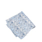 (Hellblau) Einstecktuch Hochzeit Floral Seide – diagonal gefaltet