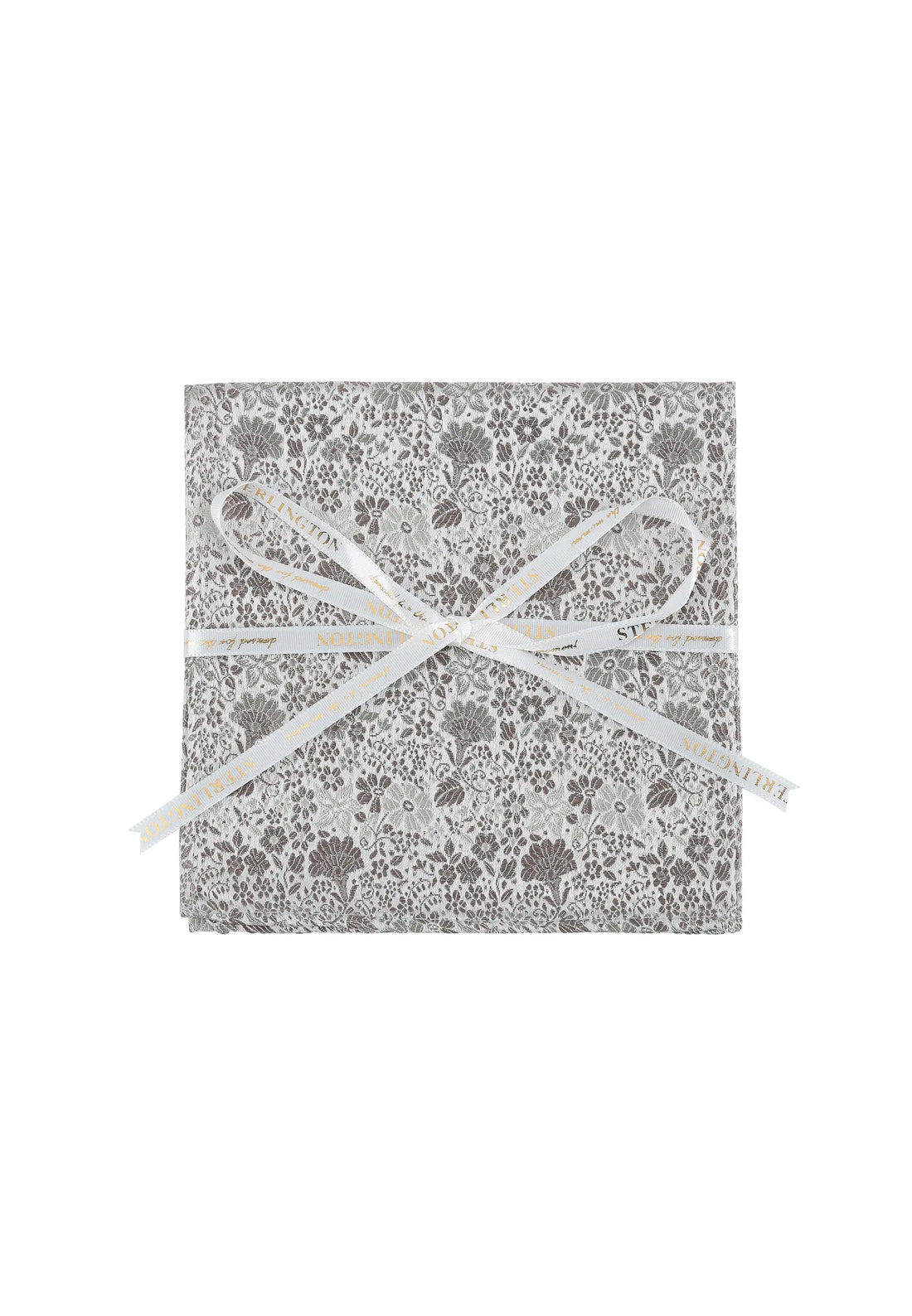 (Taupe) Einstecktuch Sterlington Floral Seide – mit Geschenkschleife