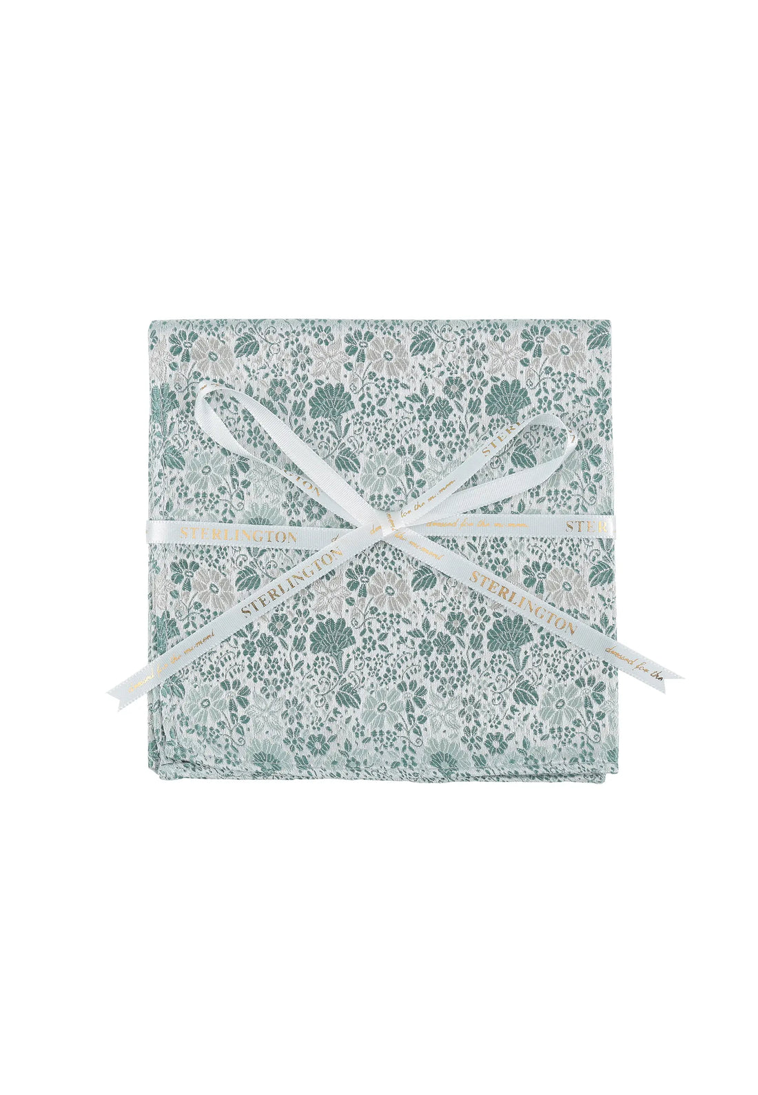 (Mint) Einstecktuch Sterlington Floral Seide – mit Geschenkschleife