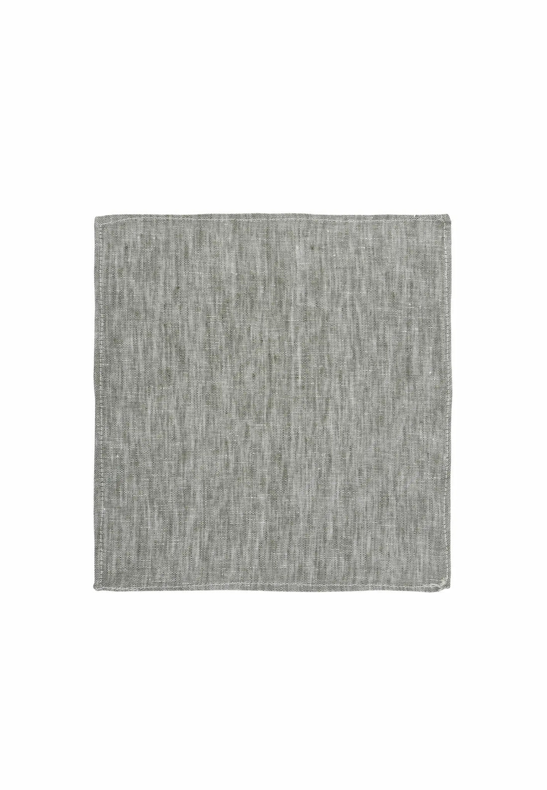 (Mint) Einstecktuch Leinen 28x28 cm – Gesamtansicht