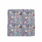 (Blau) Einstecktuch Herren floral 28x28 cm – Gesamtansicht