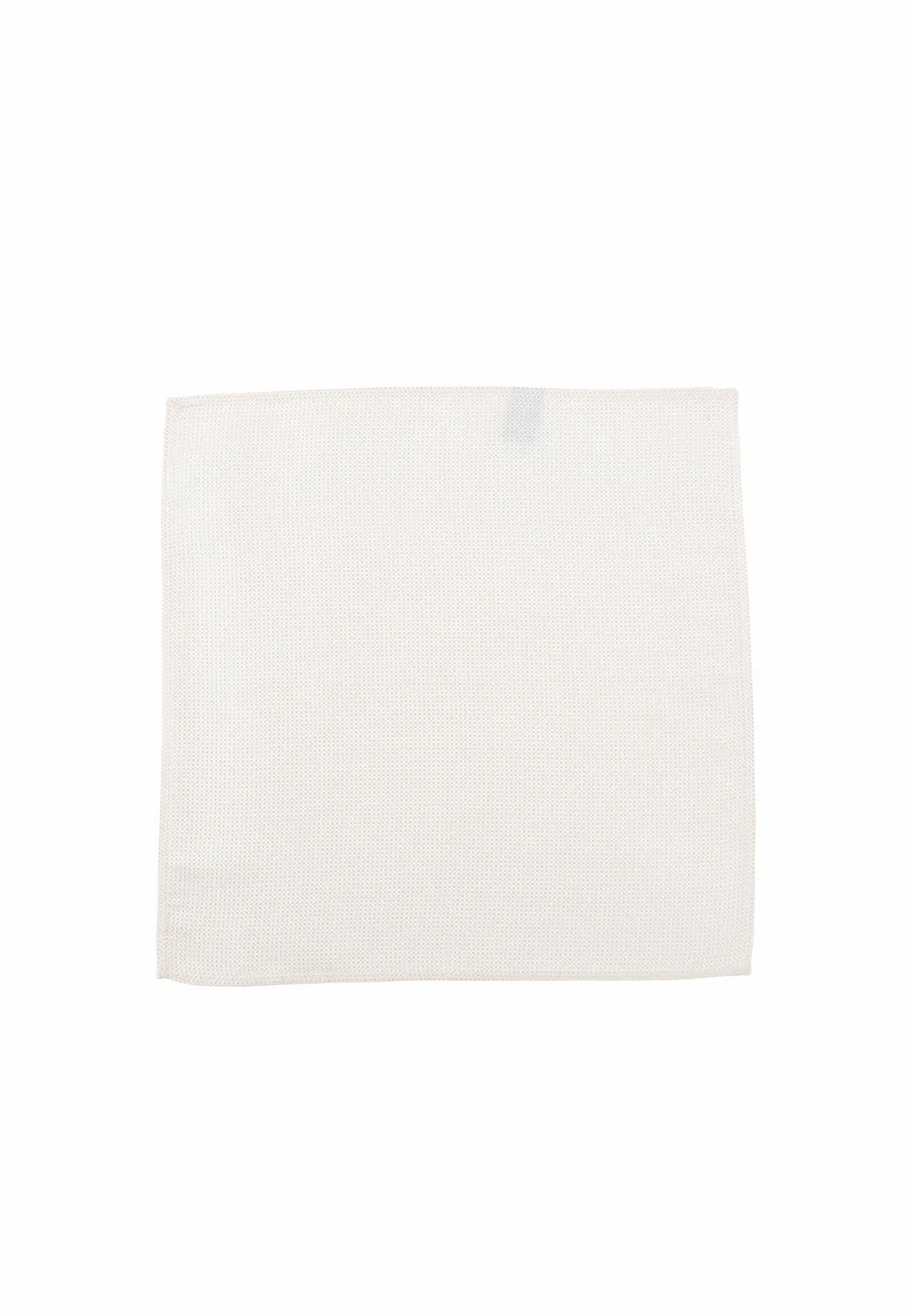 (Off-White) Einstecktuch Herren Seide 28x28 cm – Gesamtansicht