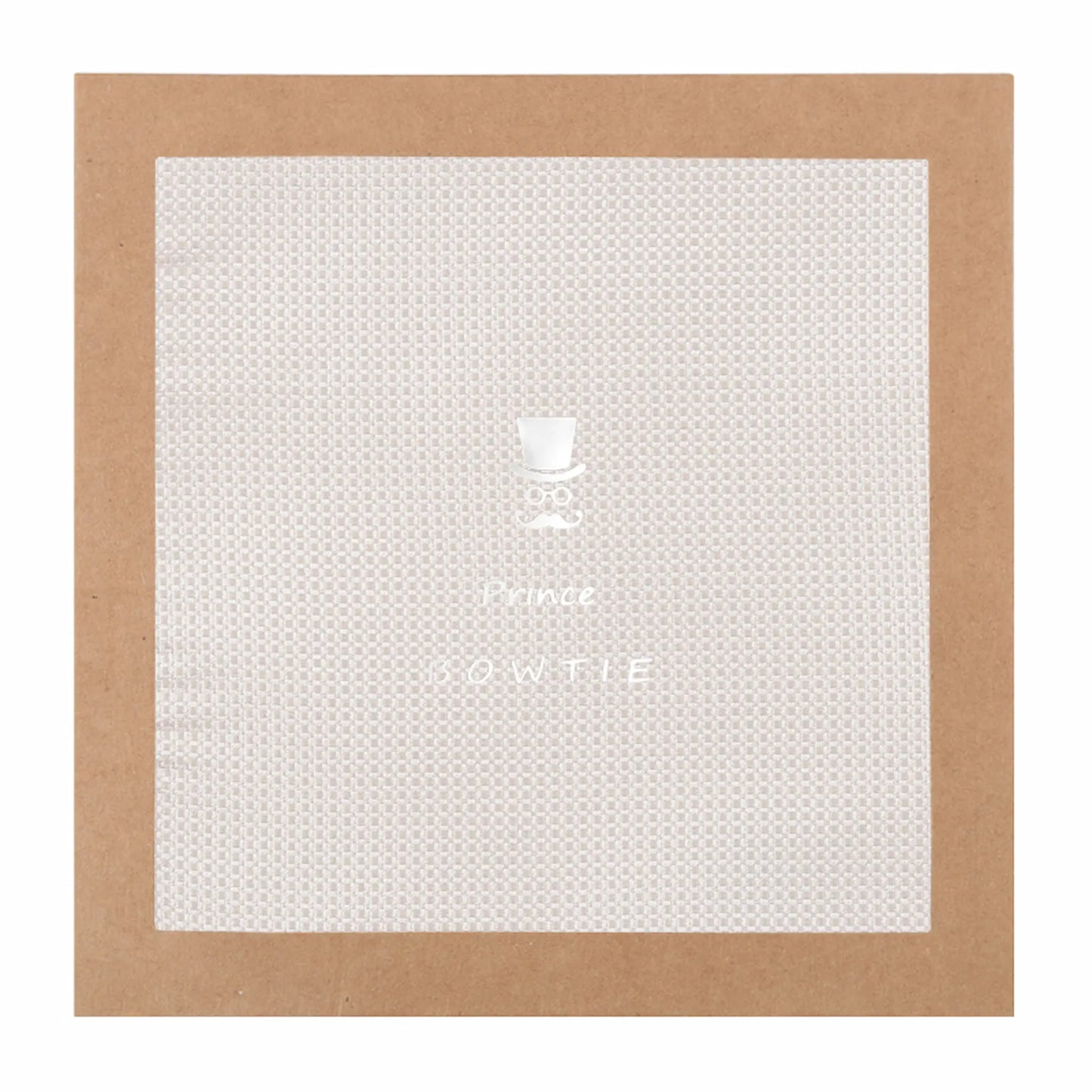 (Off-White) Einstecktuch Mikromuster in Geschenkverpackung – Prince Bowtie