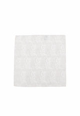 (Off-White) Einstecktuch Herren Seide 28x28 cm – Gesamtansicht