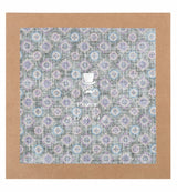(Grau) Einstecktuch Medaillon-Muster in Geschenkverpackung – Prince Bowtie