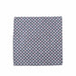 (Dunkelblau) Einstecktuch Herren Medaillon-Muster 28x28 cm – Gesamtansicht