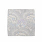 (Grau) Einstecktuch Herren Paisley-Muster 28x28 cm – Gesamtansicht