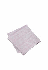 (Rosa) Einstecktuch Herren Paisley Seide – diagonal gefaltet